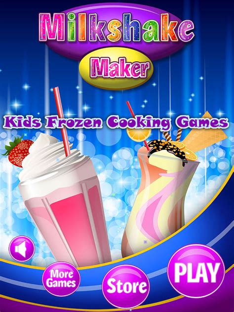 Milkshake Maker Kids Frozen Cooking Games Apppicker