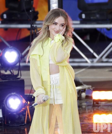 Sabrina Carpenter Performs On Gma In New York