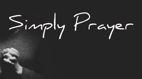 Simply Prayer Youtube