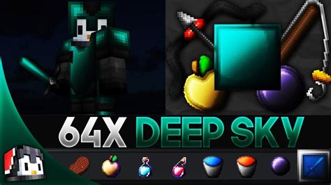 Deep Sky 64x Mcpe Pvp Texture Pack Fps Friendly By Blockbechir