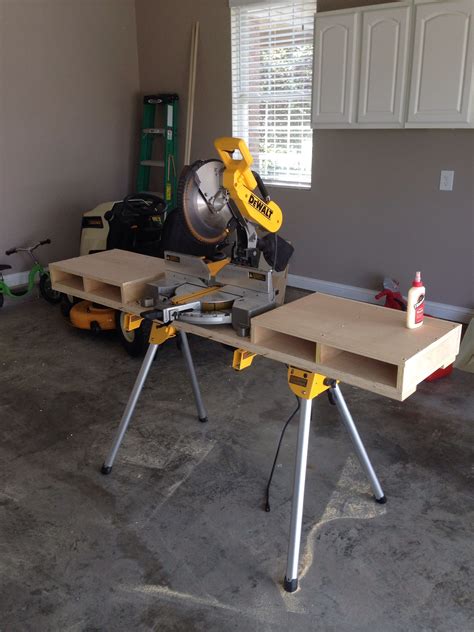 New Dewalt Miter Saw And Stand With Custom Built Table