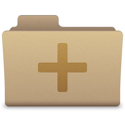 Yellow Add Folder Icon Latt For Os X Icons
