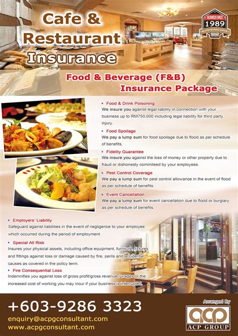 Insurance brokers are the only insurance distribution channel which represents the policyholders and are regulated by the irdai (insurance brokers) regulations, 2013 as is the case with other countries, the concept of an insurance broker was introduced by the insurance regulatory & development authority of india (irdai) through the irda. Malaysia Business Insurance : Restaurant Food Poisoning Liability Insurance Kuala Lumpur Malaysia