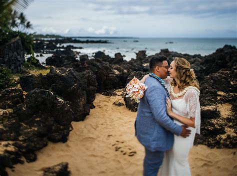 Maui Beach Wedding Secret Cove Beach Elopement