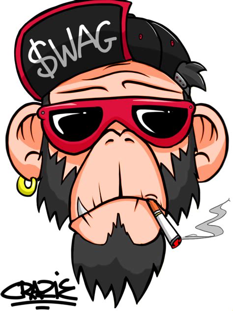 Swag cartoon illustrations & vectors. MONKEY SWAG by LilWolfieDewey on DeviantArt