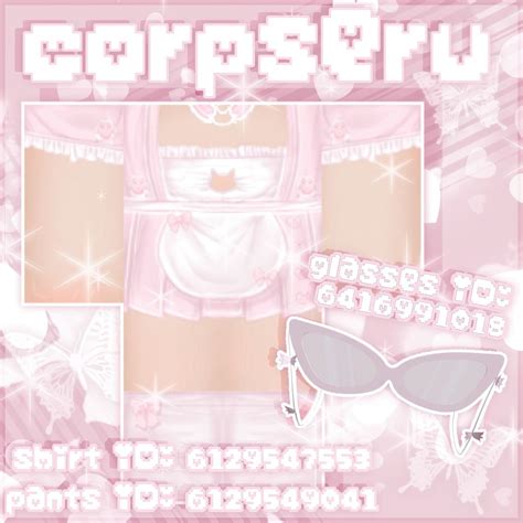 Four Pink Kawaiisoft Aesthetic Roblox Outfits With Matching Hats In