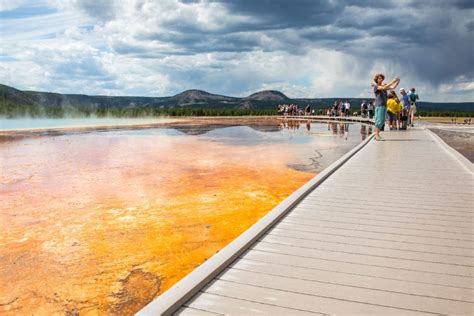 Grand Prismatic Spring And The Fairy Falls Hike Yellowstone National Park Earth Trekkers