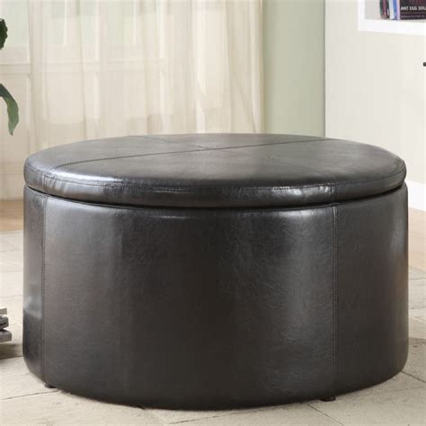 The quintessential diy dilemma for all the pallet hoarders out there. Oxford Creek Contemporary Dark Brown Round Storage ...