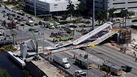 Fiu Bridge Collapse That Killed 6 Blamed On Design Errors