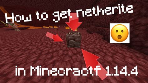 How To Get Netherite In Minecraft 114 Youtube