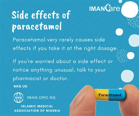 Side Effects Of Paracetamol Imancare 019 Islamic Medical