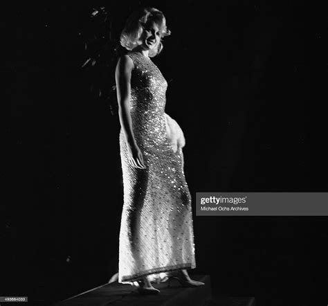 Actress Carroll Baker Poses In A Sheer Gown In Los Angeles Photo D