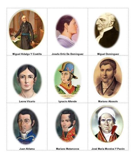 Independencia De Mexico Personajes Imagui