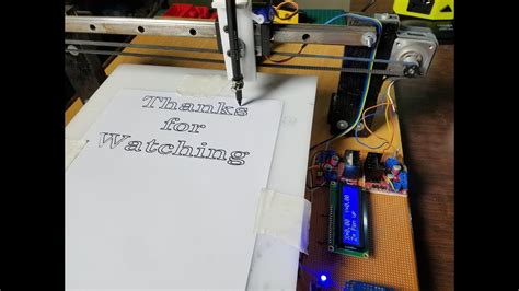 A4 Size Cnc 2d Plotter Using Processing Arduino L298 And Stepper