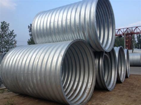 China Corrugated Steel Culvert Pipe Design Steel Pipe Culvert For Sale