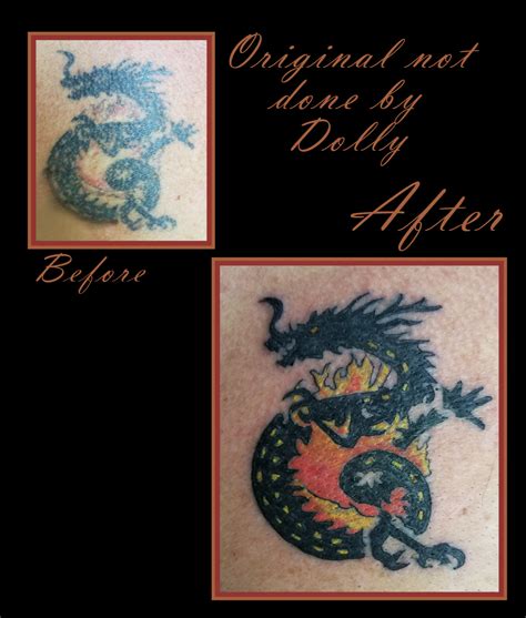 Refreshing Another Older Tattoo For Bruce Dollys Skin Art Tattoo