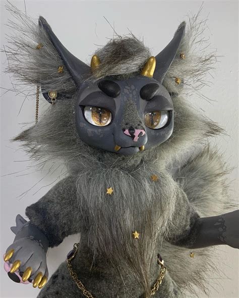 Custom Furry Anthro Poseable Ooak Doll Handmade Commission Etsy