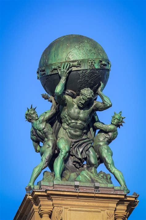 Zeus made him hold up the world as a burden for leading the giants in the titan war. Atlas / 500px | Ancient greek sculpture, Greek sculpture ...