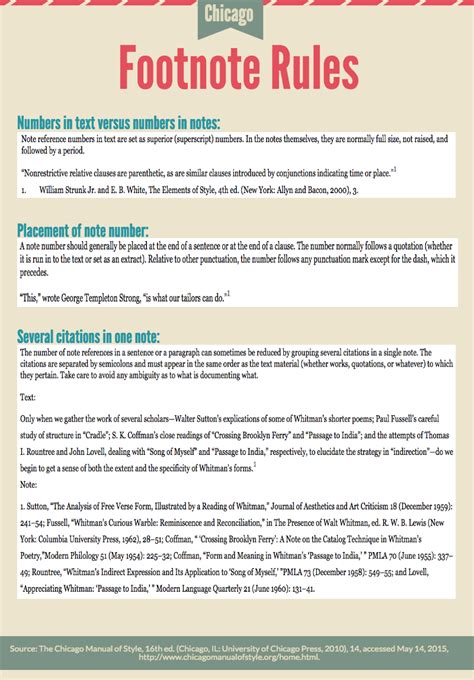 For more details and many more examples, see chapter 14 of the chicago manual of style. Research paper with footnotes vs bibliography - csusm.x ...