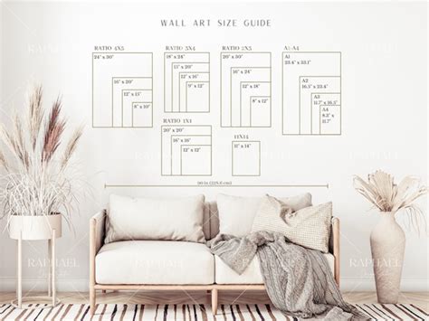 Wall Art Size Guide Frame Size Guide Print Size Guide Etsy Canada
