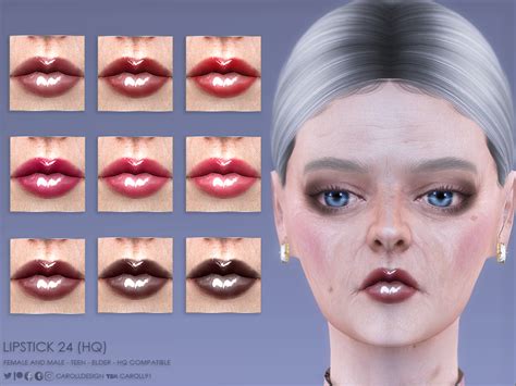 The Sims Resource Lipstick 24 Hq