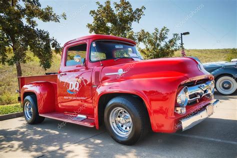Images 1956 Ford Truck Red 1956 Ford F 100 Pickup Truck Stock