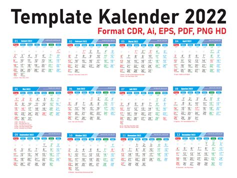 Template Kalender Format Cdr Png Pdf Dan Psd Massiswocom Images Vrogue