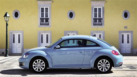 2012 Volkswagen Beetle Light Blue Side Hd Wallpaper 81 1920x1080