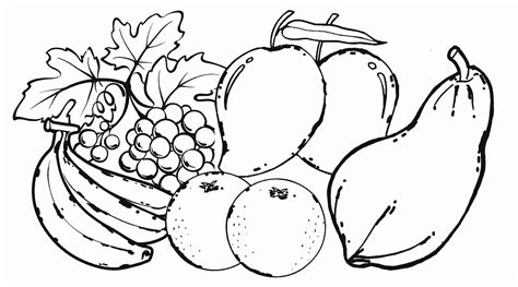 Gambar Buah Hitam Putih - Homecare24