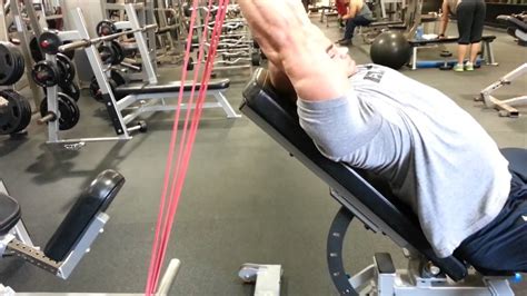 Incline Triceps Extensions Wband Youtube