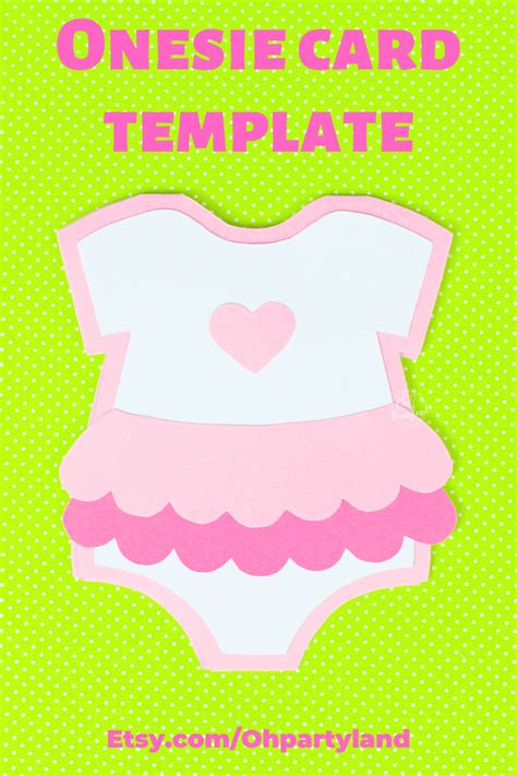 Onesie Card Template Baby Cards Baby Onesie Template Baby Polo