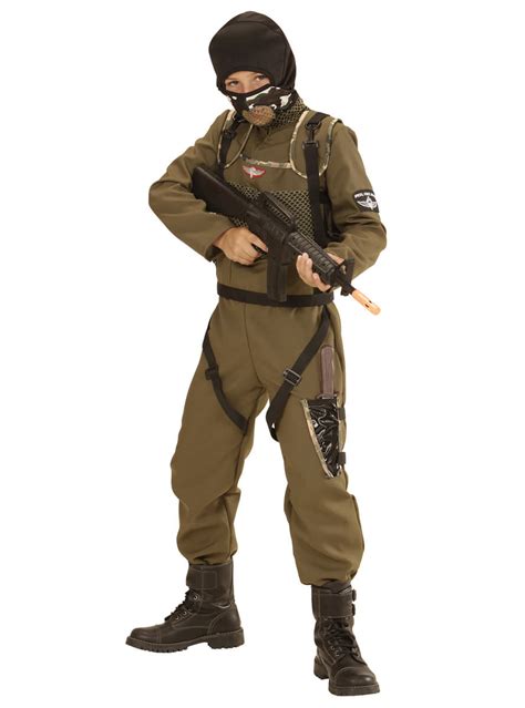 Boys Special Forces Parachutist Costume Express Delivery Funidelia
