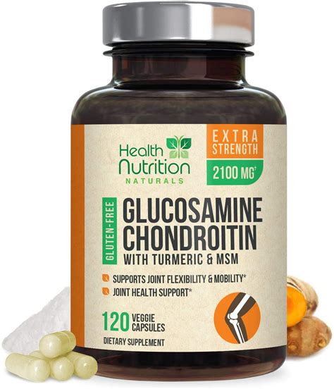 Health Nutrition Glucosamine With Chondroitin Turmeric Msm Mg