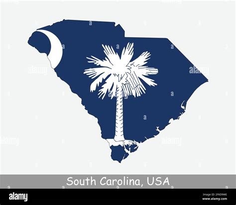 South Carolina Map Stock Vector Images Alamy