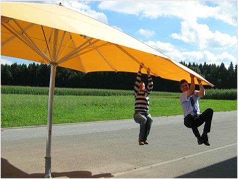 The biggest enemy of any patio umbrella, especially the oversized ones. Samson Giant Umbrella can withstand wind speeds in excess ...