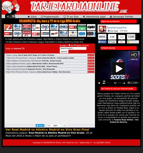 Desde la página principal de www.caracoltv.com debes de hacer click en la esquina superior derecha en el. Tarjeta Roja Directa Canal Caracol En Vivo - Compartir Tarjeta