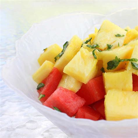 Pineapple And Watermelon Salad The Girl Who Ate Everything