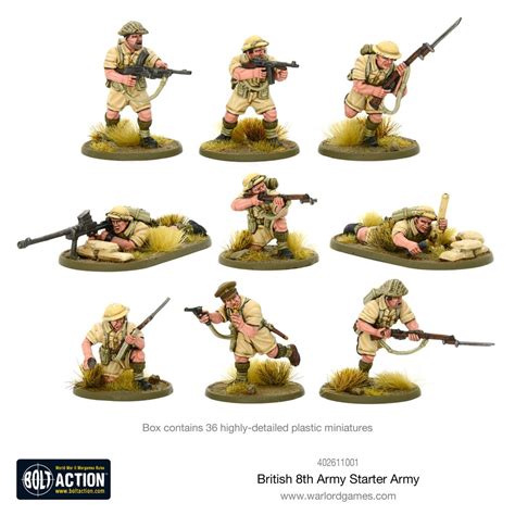 Warlord Games Bolt Action British 8th Army Starter Army 402611001