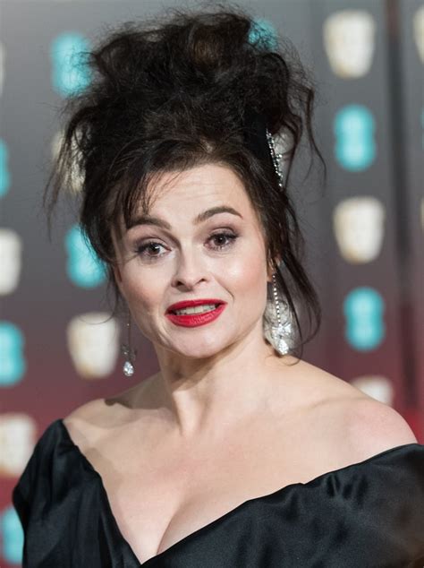 Helena Bonham Carter Celebrity Hair And Makeup At The 2018 Bafta