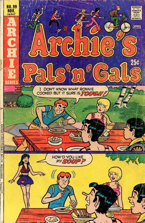 Archies Pals N Gals 99 Poor Archie Low Grade Comic November 1975