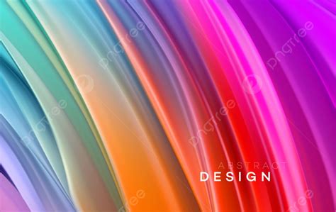 Color Flow Abstract Shape Poster Design Background Banner Design