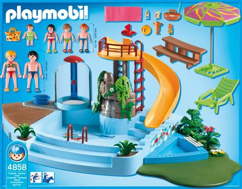 Playmobil 4858 Pool With Water Slide