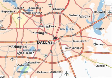 Dallas Map Image Oppidan Library