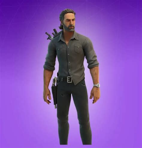 Fortnite Rick Grimes Skin Character Png Images Pro Game Guides