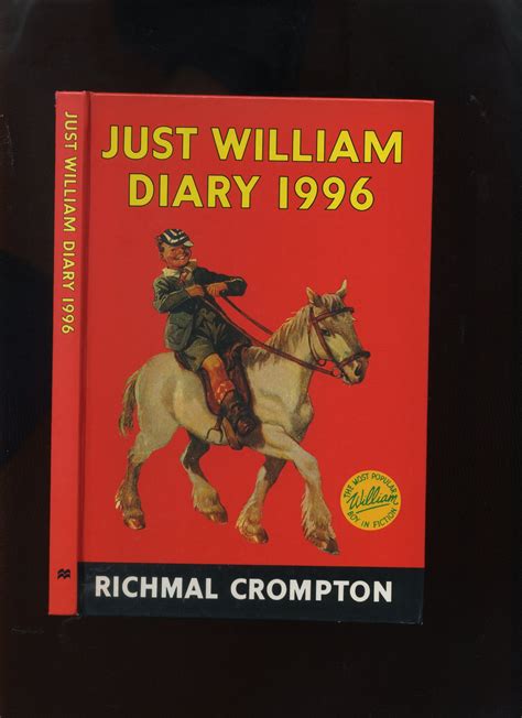 Just William Diary 1996 By Crompton Richmal Very Good Hard Cover