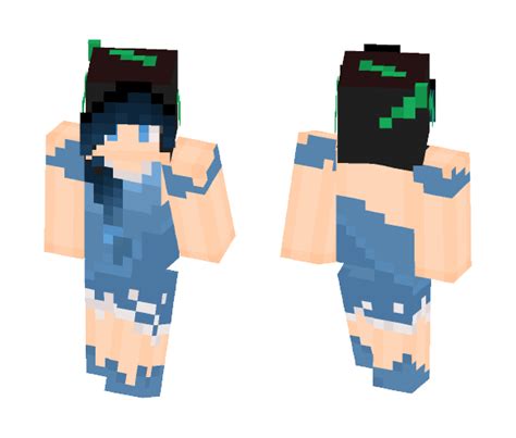Download Water Girl The Unstoppables Minecraft Skin For Free