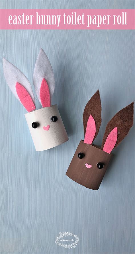How To Make A Sweet Easter Bunny Toilet Paper Roll