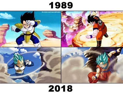 Dragon Ball Super Vegeta Vs Goku The Past And The Present Dragon Ball Z Dragon Ball Super