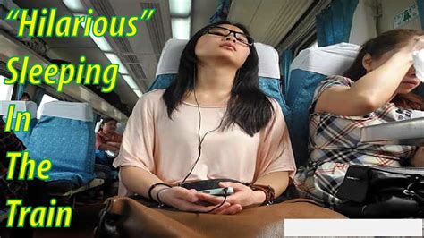 Hilarious People Sleeping On The Train Timelapse Photography Youtube