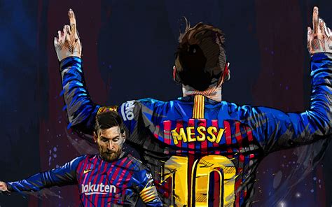 3840x2400 Lionel Messi Fc Art 4k Hd 4k Wallpapers Images Backgrounds